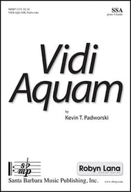 Vidi Aquam SSA choral sheet music cover Thumbnail